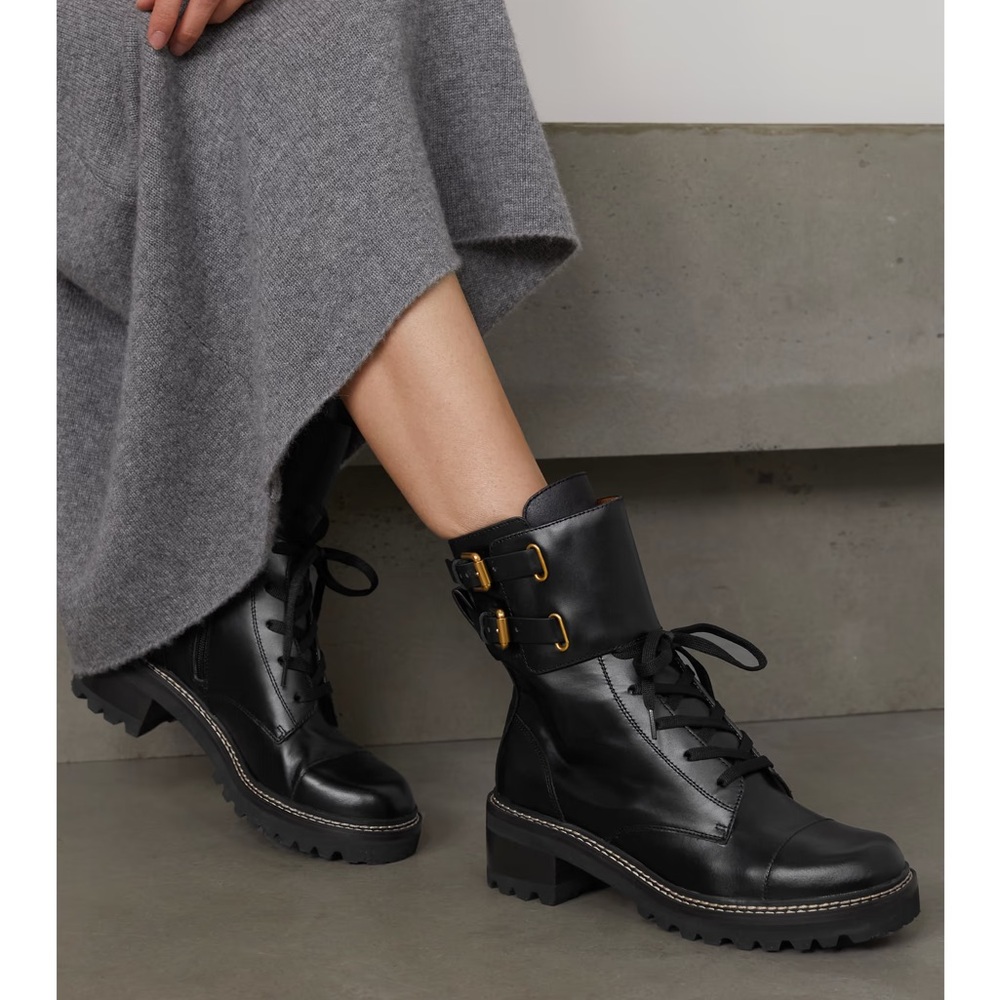 See By Chloe Black Boots - Size 38